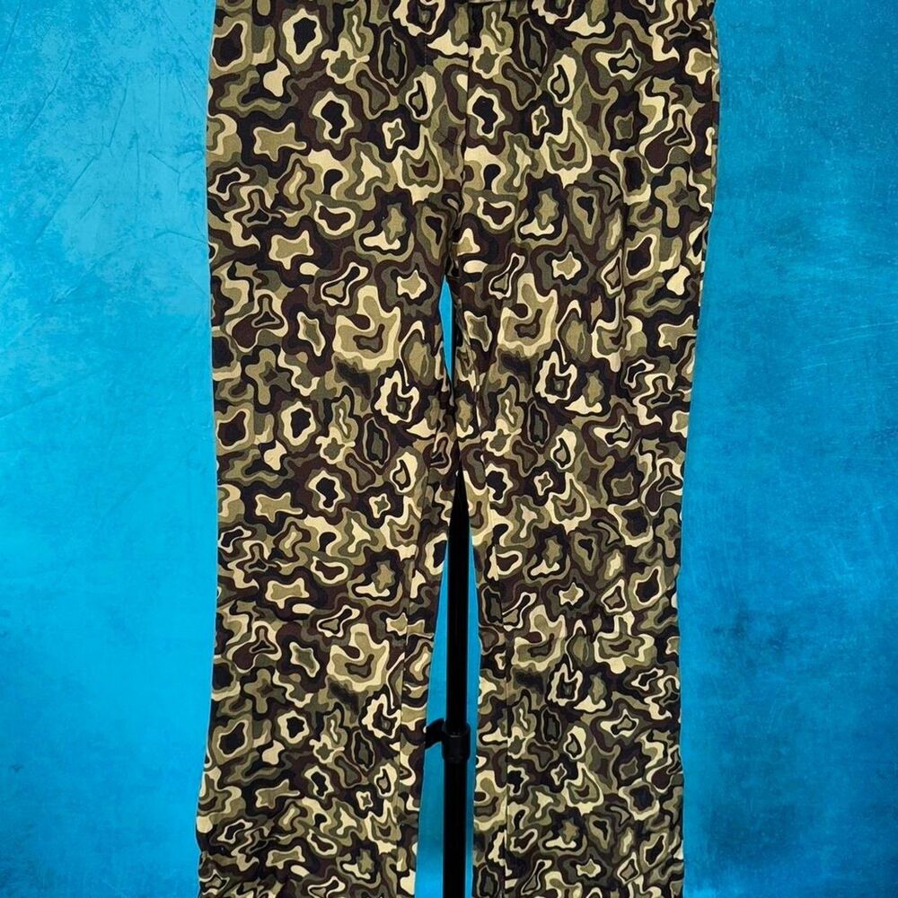 Y2K Abstract Camo Flare Pants | Made in USA